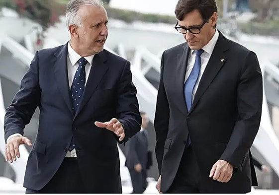 Ángel Víctor Torres y Salvador Illa