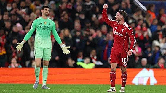 El Liverpool baja a la tierra al Real Madrid