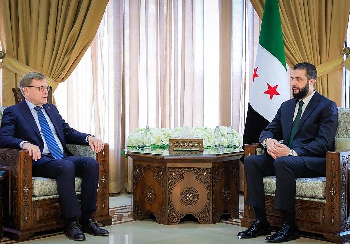 El presidente de Siria, Ahmed al Sharaa, se reunió en octubre con el ministro de Asuntos Exteriores alemán, Johann Wadephul, en Damasco.