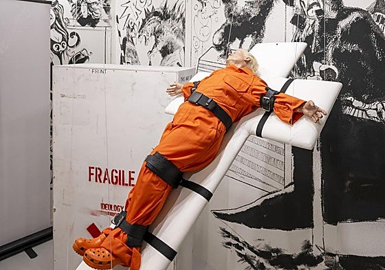 La obra creada por el artista británico Mason Storm.