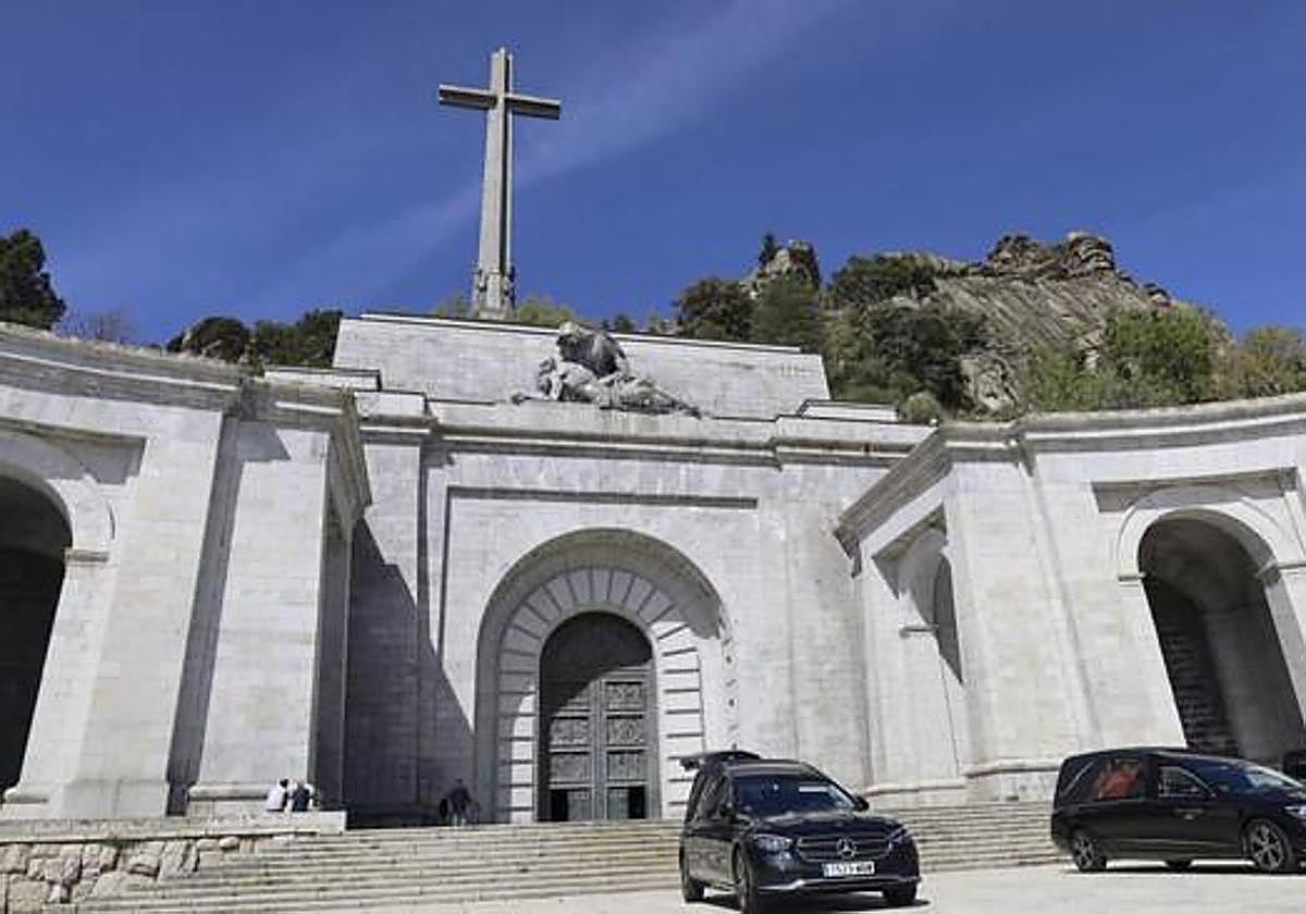 Valle de los Caídos en el día de la exhumación a Franco.