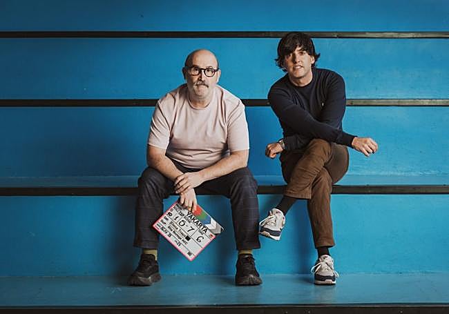 Javier Cámara, junto a Diego San José.