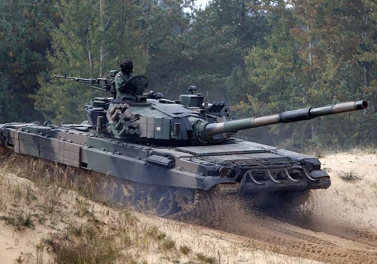 Militares polacos durante una sesión de entrenamiento.