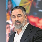 El presidente de Vox, Santiago Abascal.