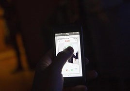 Aplicación Tinder.