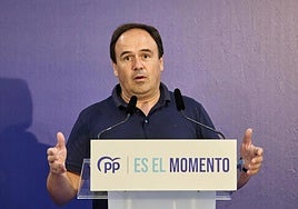 Pérez Llorca, durante un acto del PP.