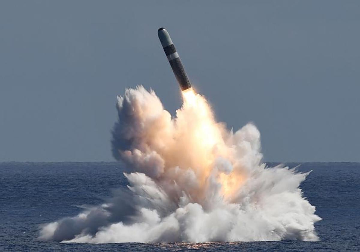 Una prueba en Florida de un misil de largo alcance del ejército estadounidense.