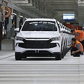 Fábrica de coches BYD.