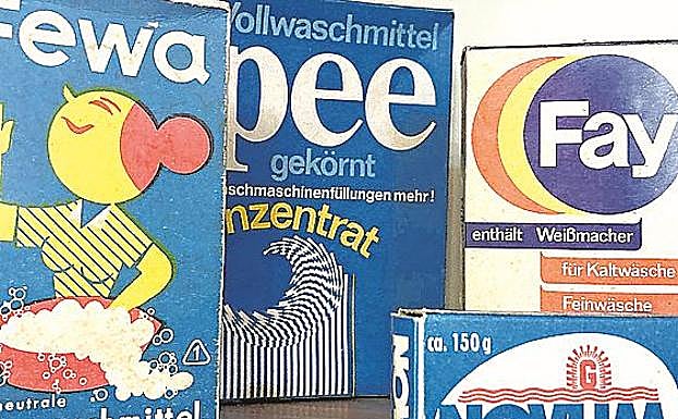 Productos habituales en los hogares de la Alemania comunista.