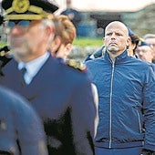 El ministro de Defensa belga, Theo Francken, en un homenaje a los caídos en la Segunda Guerra Mundial.