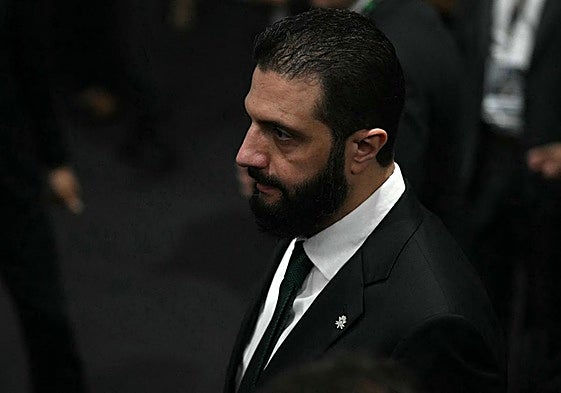 El presidente sirio, Ahmed Al Sharaa.