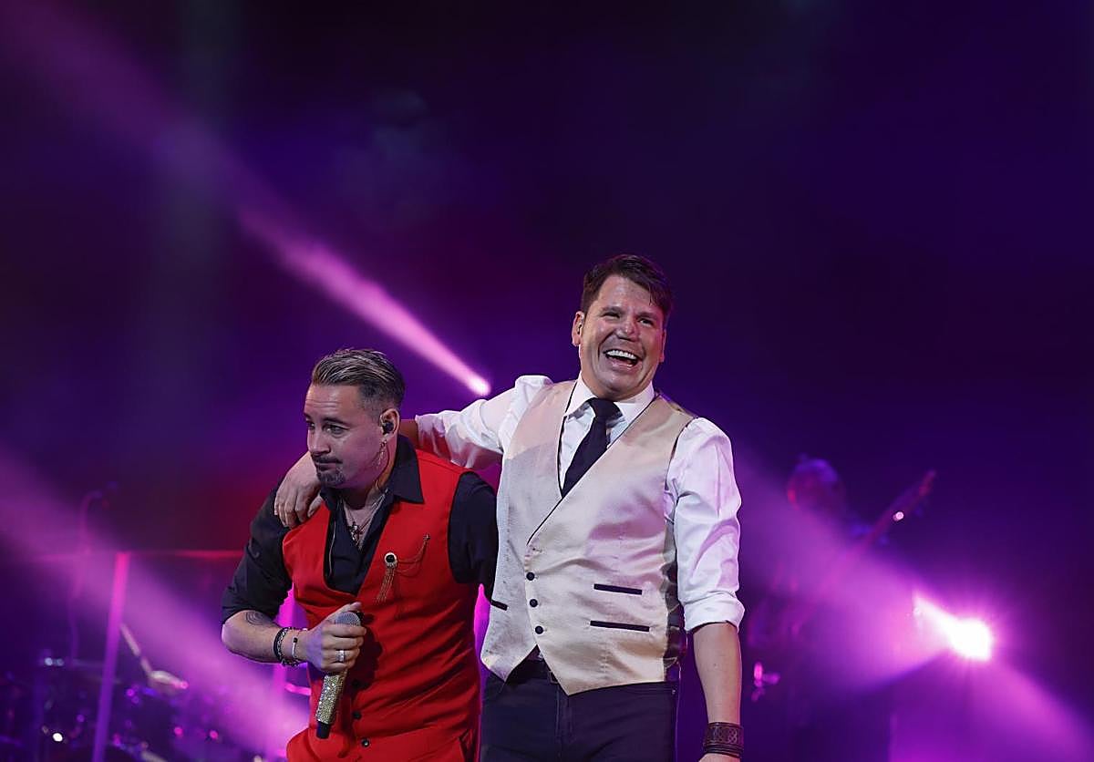 Un momento del concierto de Andy (izquierda) y Lucas con el que se despideron definitivamente de los escenarios