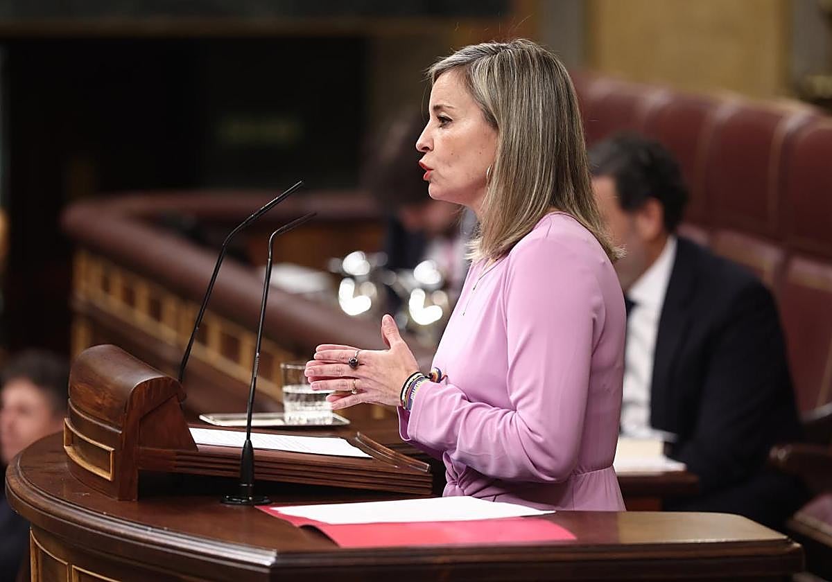 La portavoz parlamentaria de Sumar, Verónica M. Barbero.