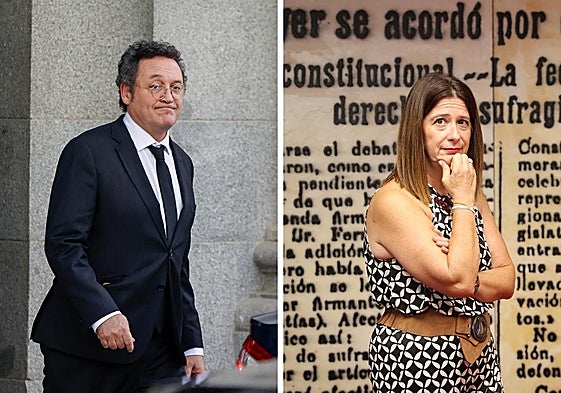 Álvaro García Ortiz y Leire Diez