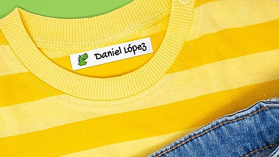 Las mejores etiquetas adhesivas para identificar y personalizar ropa y objetos