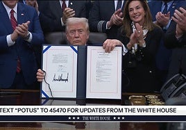 Trump firma la ley que pone fin al cierre de Gobierno más largo de la historia de EE UU.