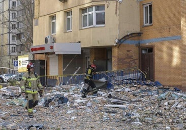 Otra noche de terror y lluvia de drones sobre Kiev deja al menos cinco muertos