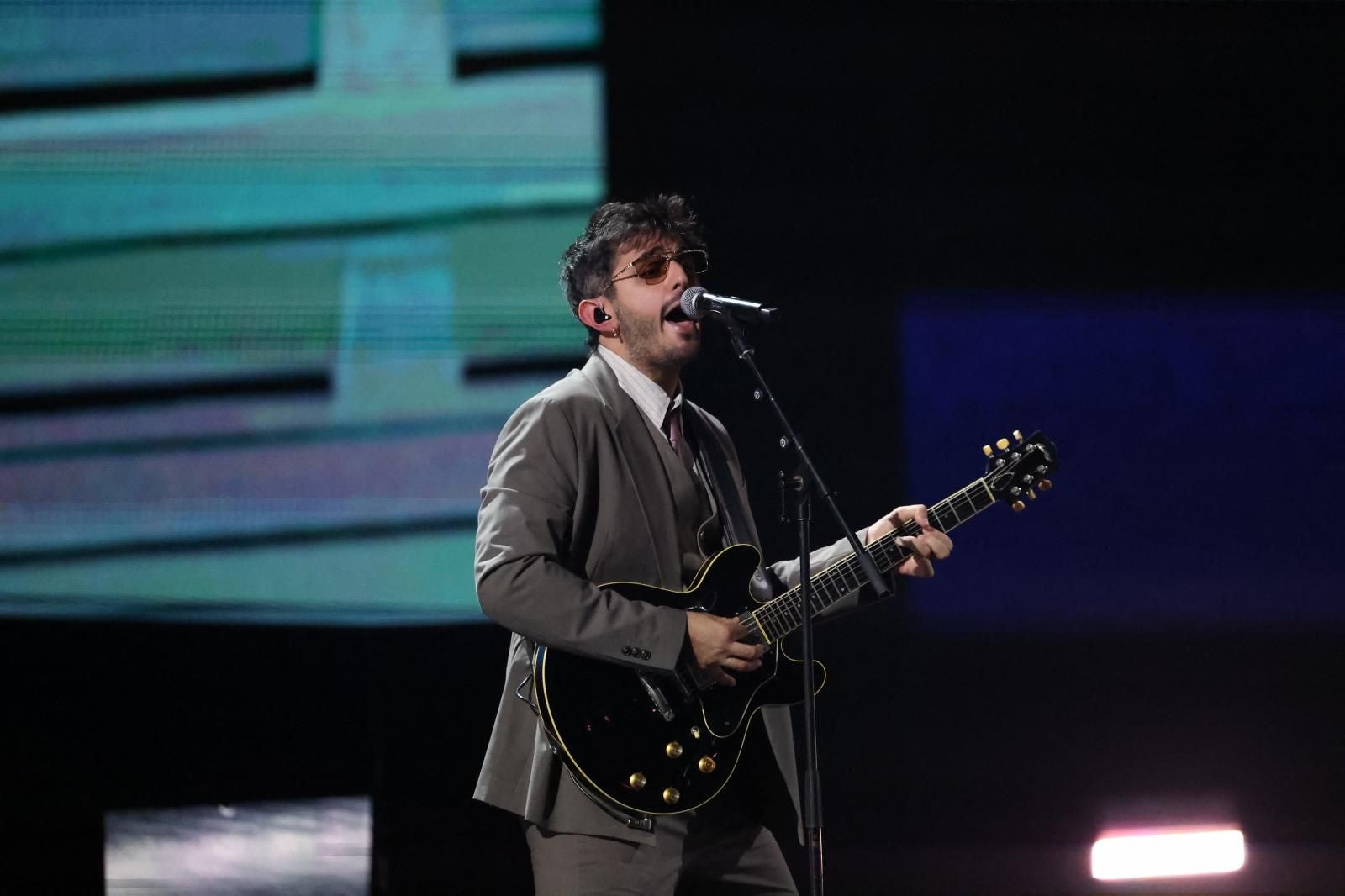 El grupo Morat fue otro de los que endulzó la ceremonia con algunas de sus baladas