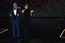Andreu Buenafuente y Silvia Abril en los Goya 2020.