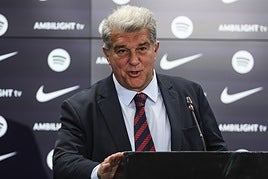 Joan Laporta, presidente del Barça.