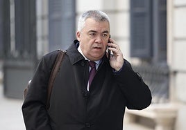 El exsecretario de Organización del PSOE, Santos Cerdán, en el Congreso.