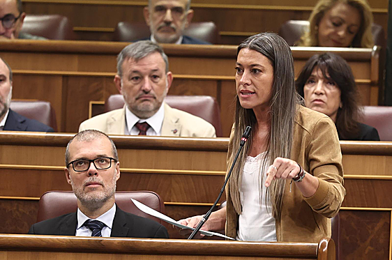 La portavoz de Junts en el Congreso, Miriam Nogueras