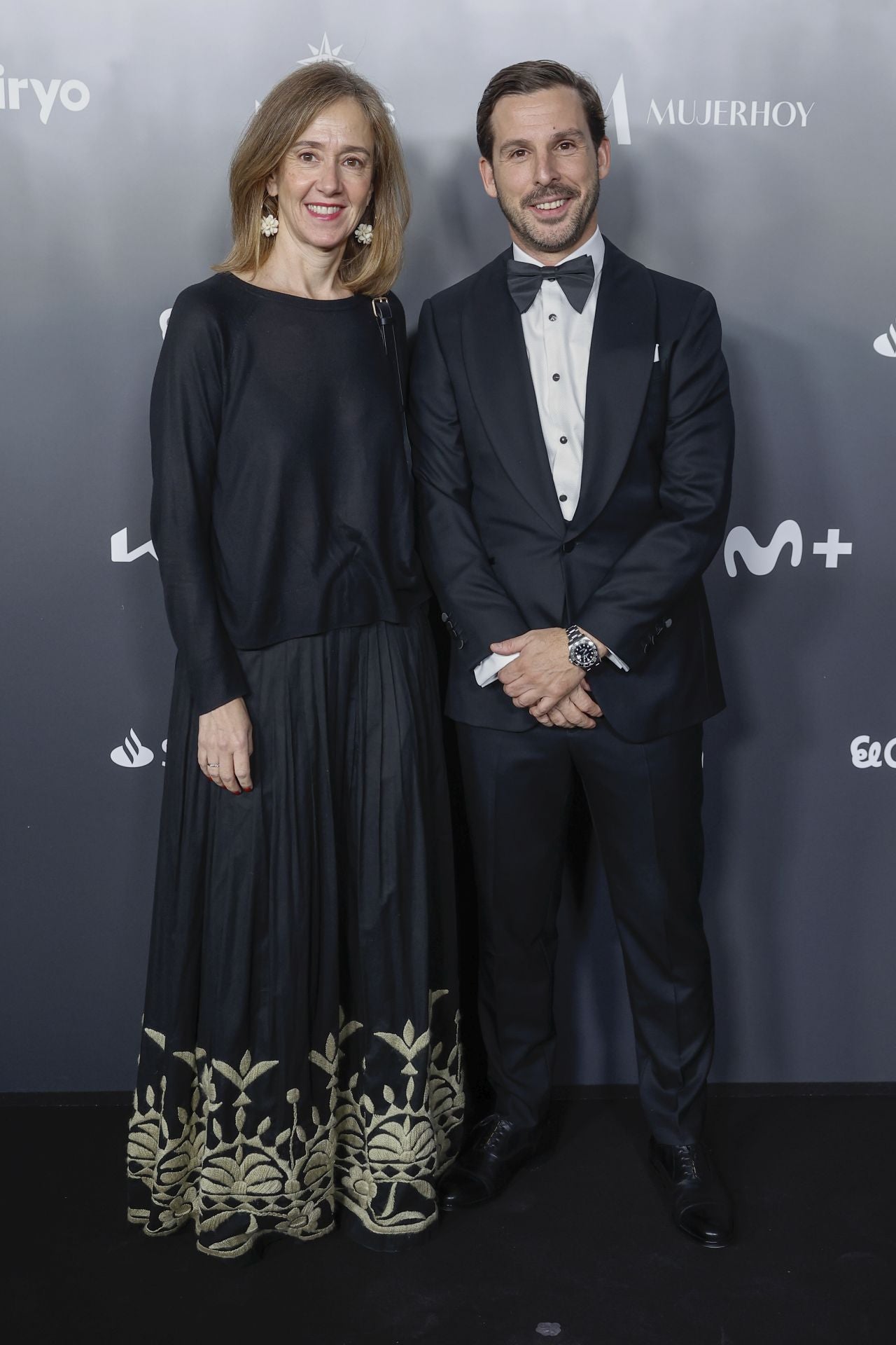 Ana Porto, directora global de Comunicación de Telefónica, y Miguel Ángel Fernández Delgado, director general de Vocento.Medios .