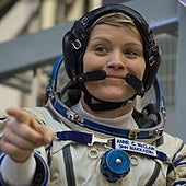 La astronauta Anne McClain.