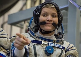 La astronauta Anne McClain.