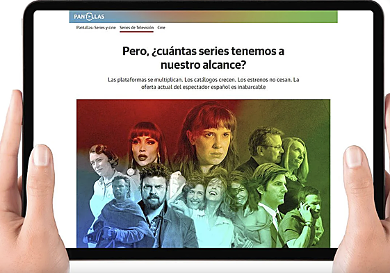 Una imagen de uno de los reportajes de Pantallas.