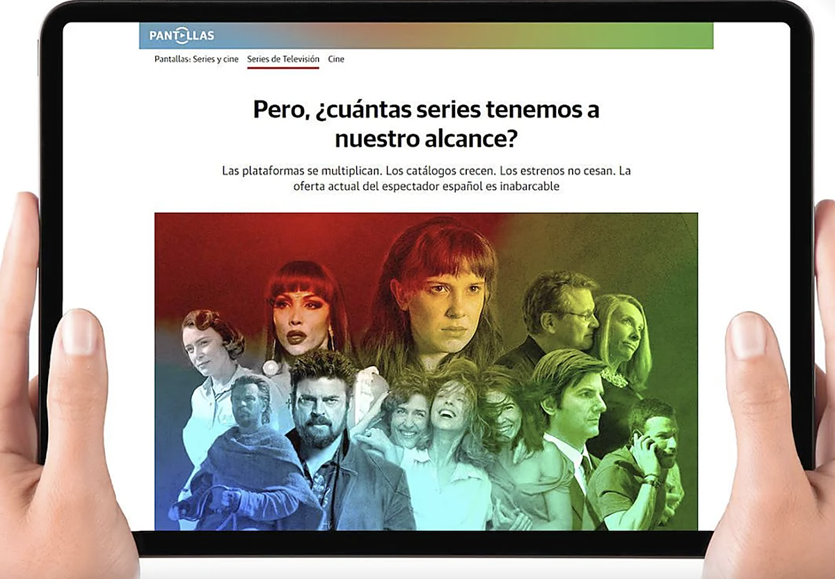 Una imagen de uno de los reportajes de Pantallas.