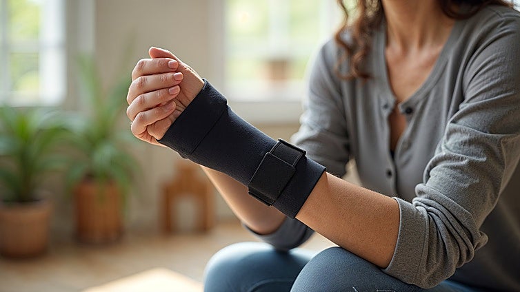 Alivia la tendinitis y el dolor muscular con estas muñequeras de compresión