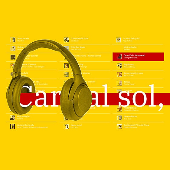 Fascismo remix: cuando tu 'playlist' favorita te recomienda el 'Cara al sol'