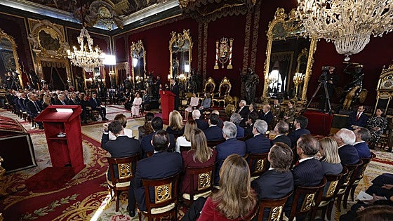 En directo I El Rey reivindica «el respeto» de la Transición frente al «momento actual de fuerte crispación»