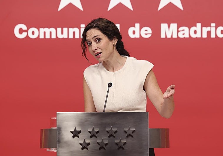 Ayuso carga con todo contra Sánchez y aventura una respuesta «desquiciada»