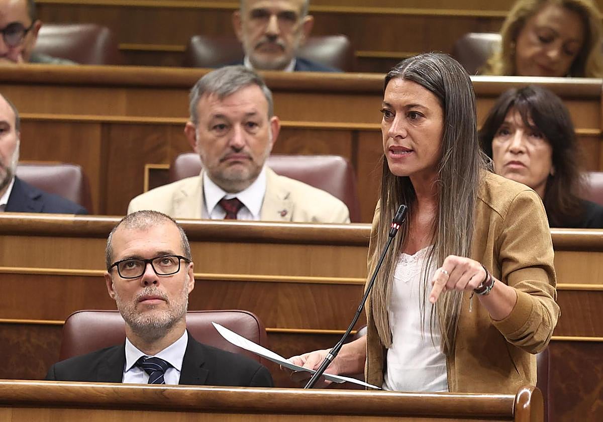 La portavoz de Junts en el Congreso, Miriam Nogueras.