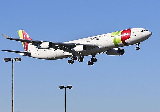Un avión de la compañía TAP Portugal.