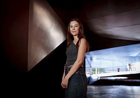 La terapeuta y escritora Belén de la Hoz, antes de la entrevista, en Madrid.