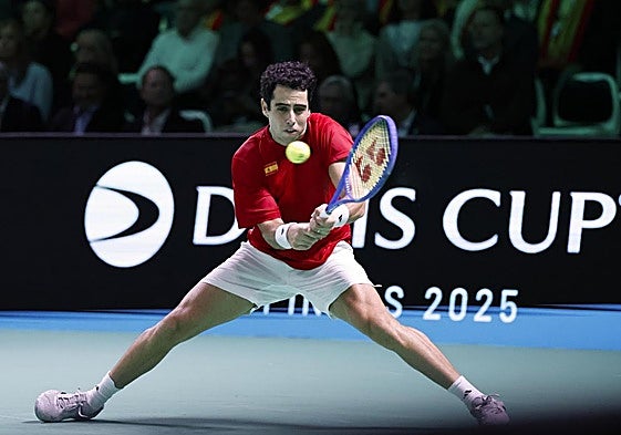 Jaume Munar en su partido ante Zverev.
