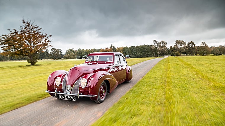 El recreado Bentley Mark V Corniche, también lleva el sello Paulin