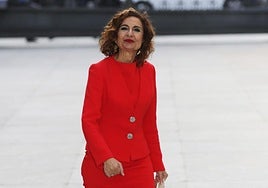 La vicepresidenta y ministra de Hacienda, María Jesús Montero.
