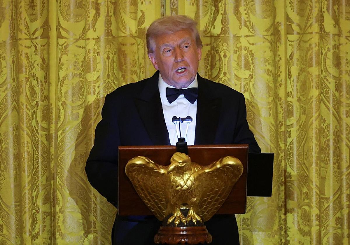 El presidente estadounidense, Donald Trump, en un evento en la Casa Blanca.