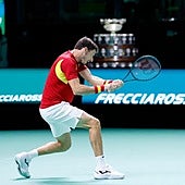 Matteo Berrettini se apunta el primer set ante Pablo Carreño