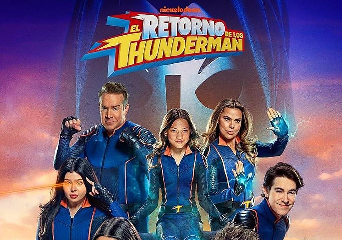 Cartel promocional de la serie 'El retorno de los Thunderman'.