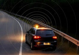 Baliza conectada de la DGT