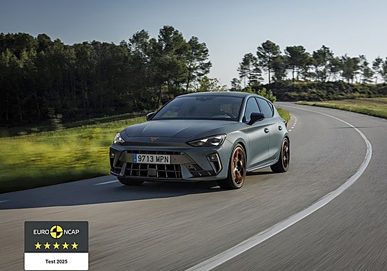 Los CUPRA León, Formentor y Born obtienen la calificación de 5 estrellas Euro NCAP bajo las estrictas normas de 2025