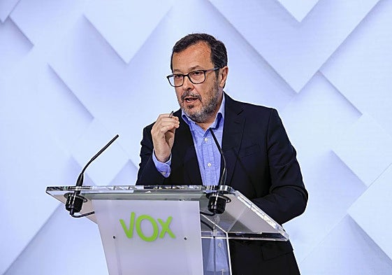 El portavoz nacional de Vox, José Antonio Fúster.
