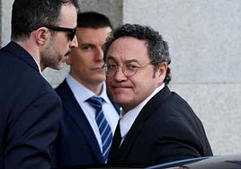 Álvaro García Ortíz a su llegada al Tribunal Supremo.