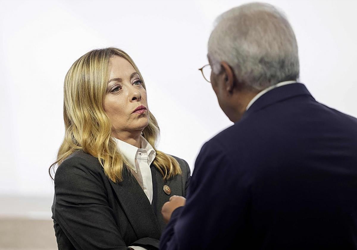 La primera ministra italiana, Giorgia Meloni.