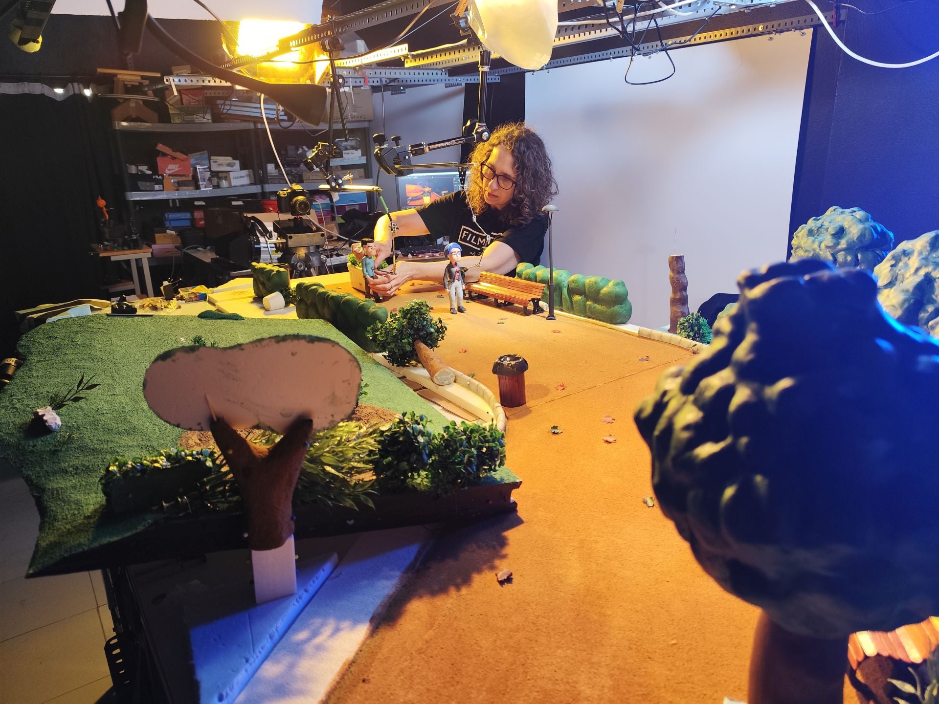 'Making off' del cortometraje.